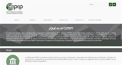 Desktop Screenshot of cepep.gob.mx